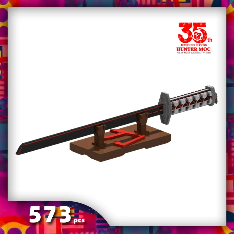 

Samurai Sword Building Blocks Ninja Yamato Blade Katana Japanese Anime Nichirin Knife Bricks MOC Children Toys for Adult Gifts