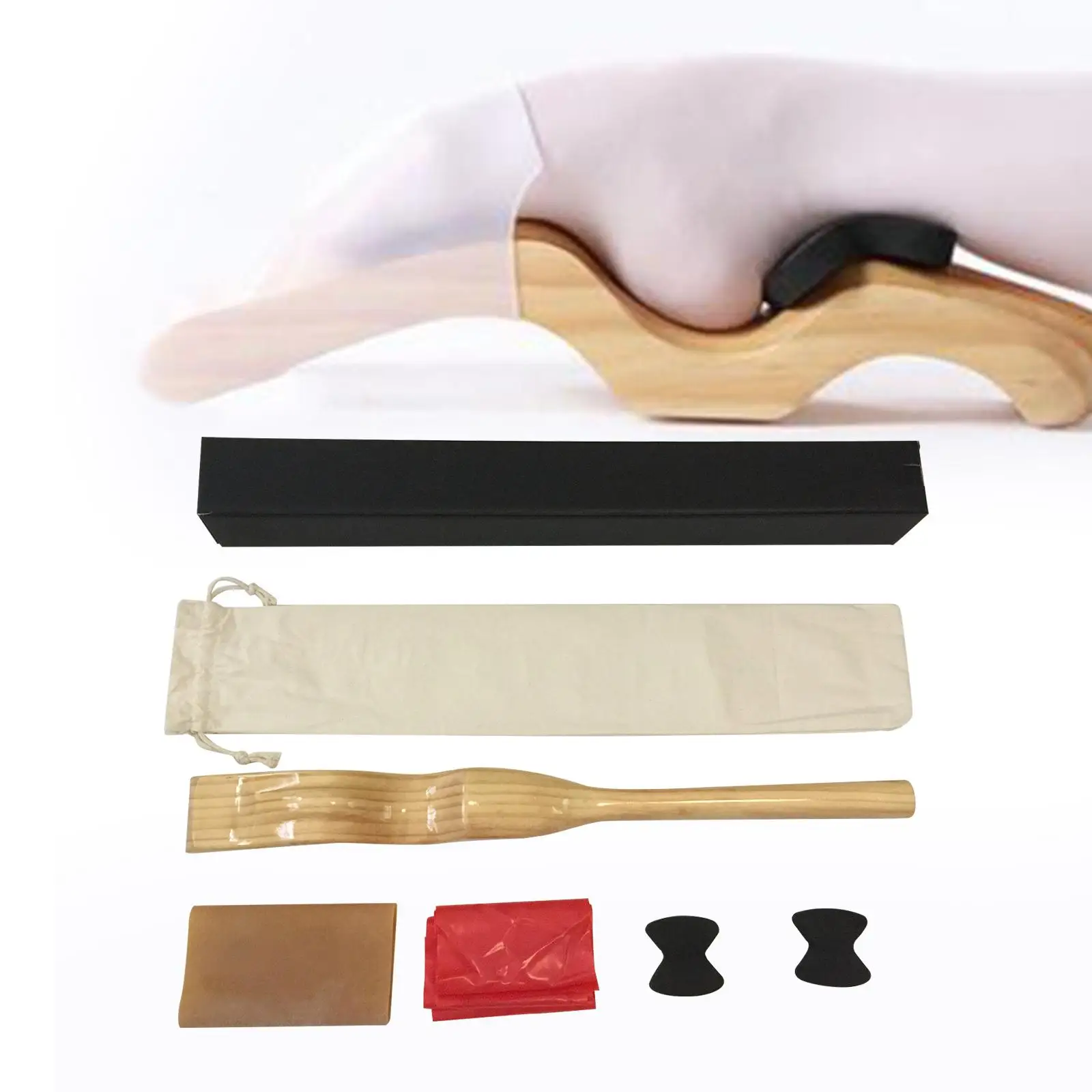 Ballet Foot Stretch Set with Elastic Band Dance Stretching Equipment for Yoga People Latin Tension Pilates Tool Home Gymnastics