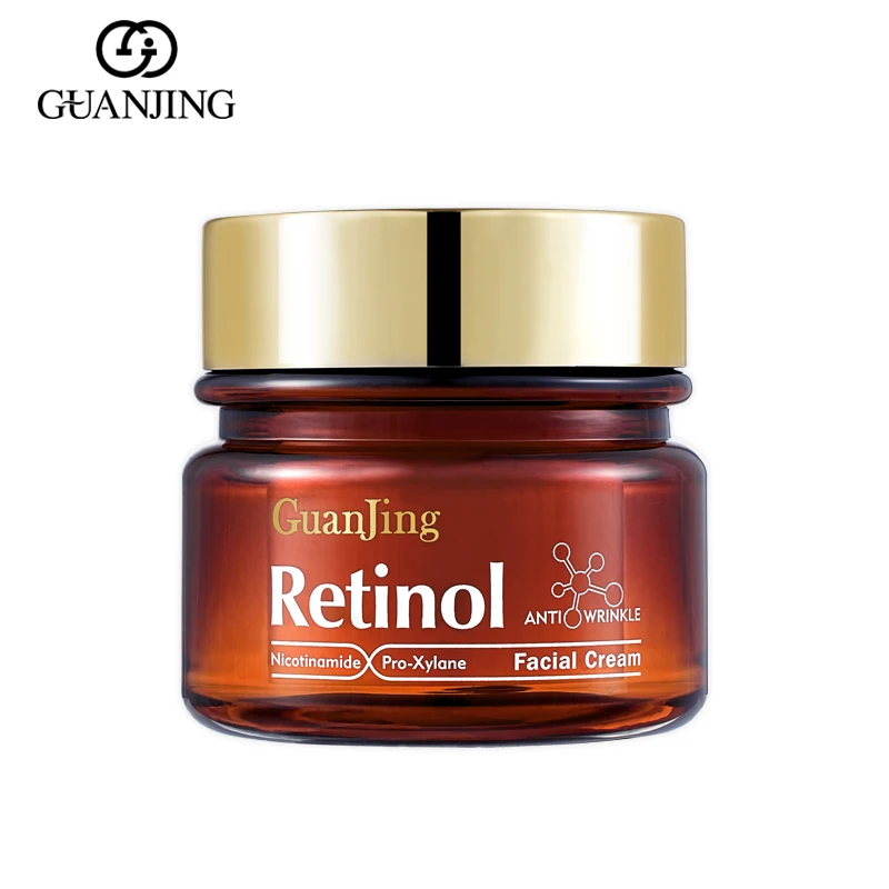 

GuanJing Anti-Aging Face Cream Retinol Nicotinamide Anti Wrinkle Concentrate Vitamin E A Moisturizes Lightens Stains