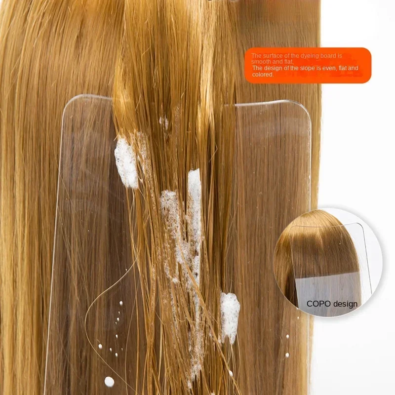Portable Hair Coloring Board with Brush - Hairdressing Accessory
