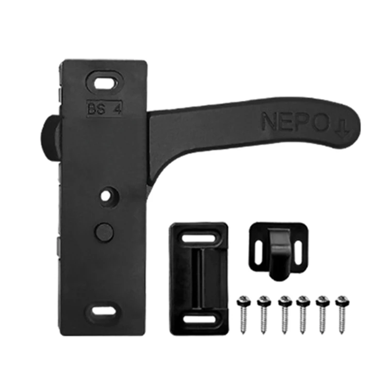 Door Lock Set Handle Lock Kits Metal for Trailers & Campervans
