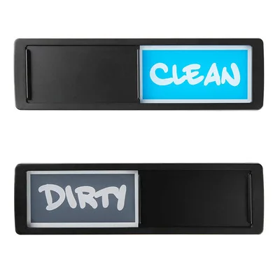 Clean Dirty Dishwasher Magnet Sign Indicator - Funny Magnetic Yes Wait  Design