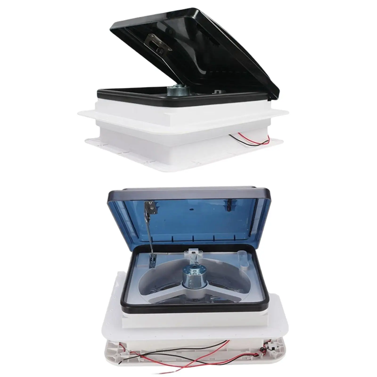 Fan Rain Sensor Reversible Exhuast Easy to Install Skylight Fan for RV