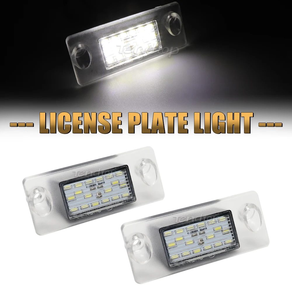 

LED License Number Plate Light For Audi A3 A4 B5 1996-2001 S5 B5 S3 Sportback 1997-2003 A4 S4 Avant 8D9943021 Auto Tag Lamp