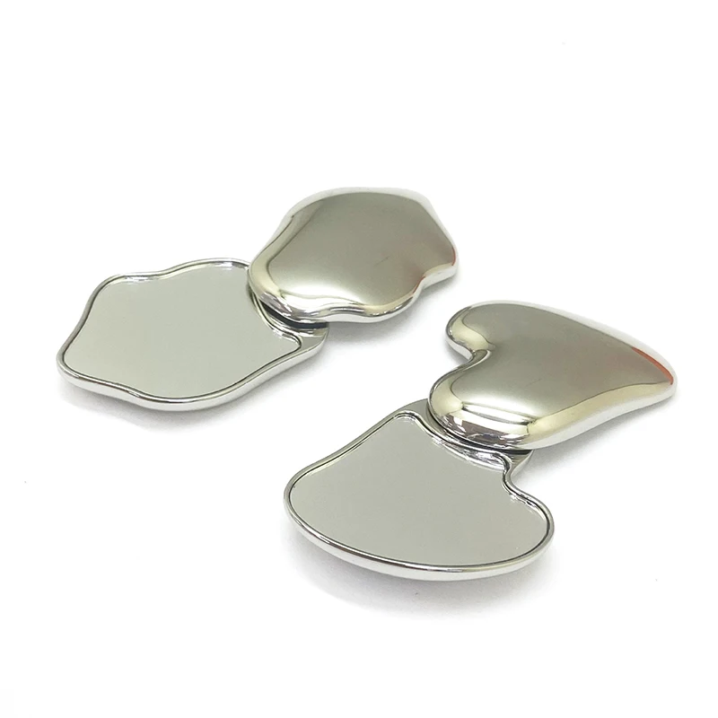 휴대용 하트 모양 메이크업 거울, 소녀 귀여운 작은 거울, 학생 회전 거울, 화장품 미용 도구