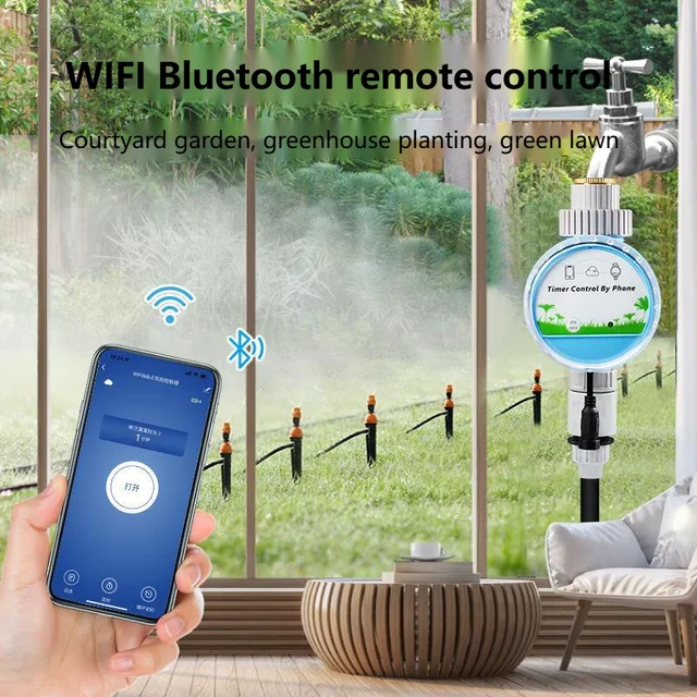 Plant Watering And Flower Irrigation Timing Controller Intelligent Remote Control Automatic Drip Irrigation System Sprinkler 2