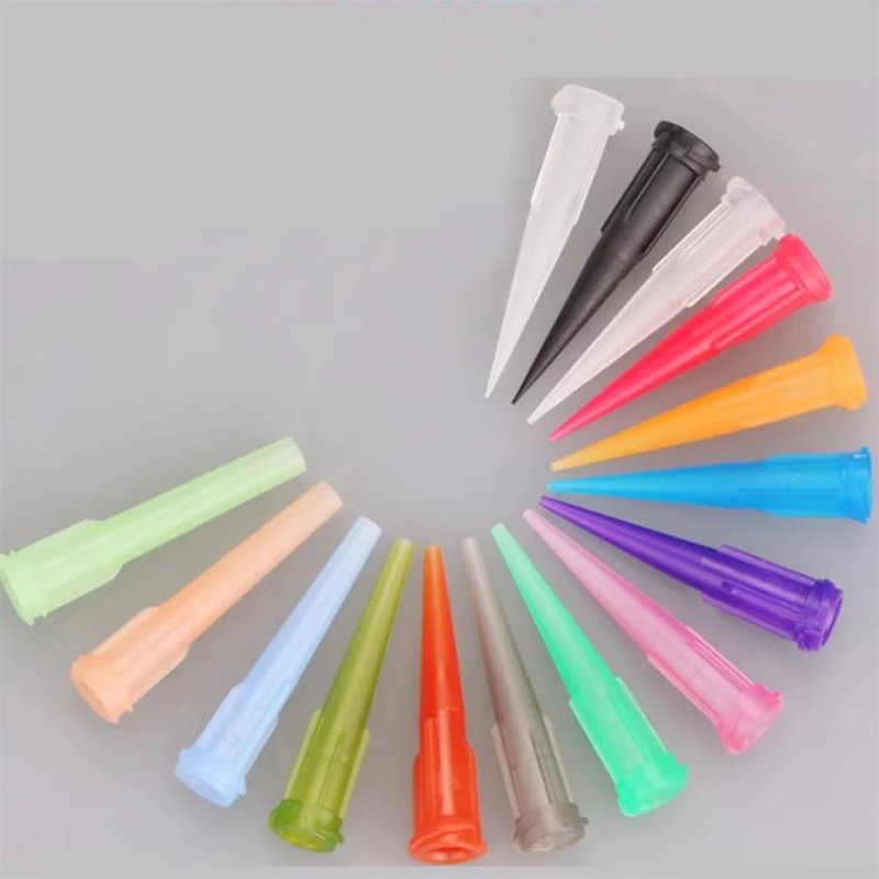 cola dispensador bocal, smoothflow cônico plástico, TT sortidas, 1000PCs, 10-30G
