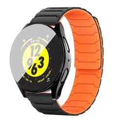 Premium Silicone Strap with Armor Magnetic Loop and TPU Full Cover Case for Smartwatches - 40mm/44mm (BOB)
