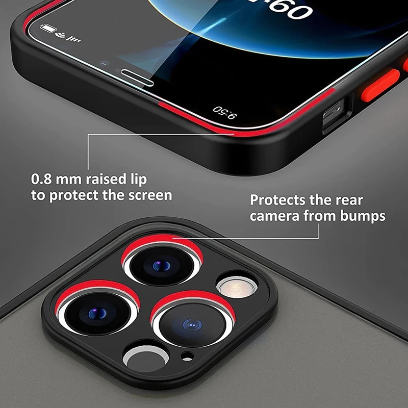 Universal Magnetic Wireless Charging Matte Phone Case Cover