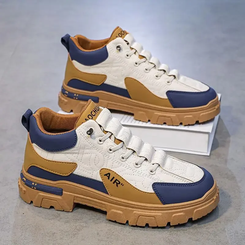 

Мужские рабочие ботинки Dr. Men, зимние ботинки в британском стиле, высокие спортивные ботинки, модная обувь, Осень-зима