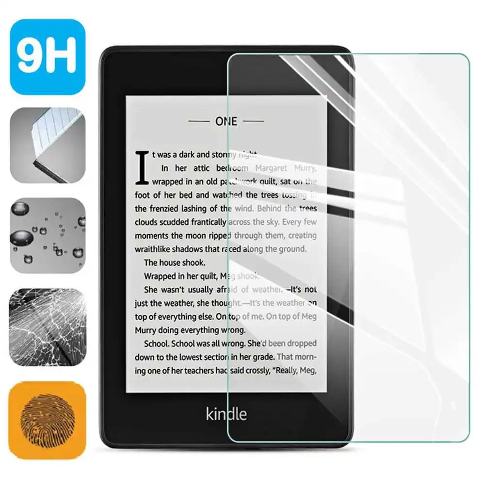 Protective Tempered Glass For Kindle PaperWhite 4 3 2 1 Screen Protector HD Film tablet chargers