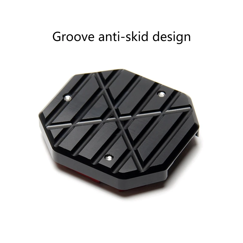 Motorcycle Kickstand Extender Motorcycle Kickstand Pad Scooter Kickstand Extender Scooter Motorcycle Bike Kickstand Extender Foot Side Stand Extension Pad Support Plate Anti-skid Enlarged Base