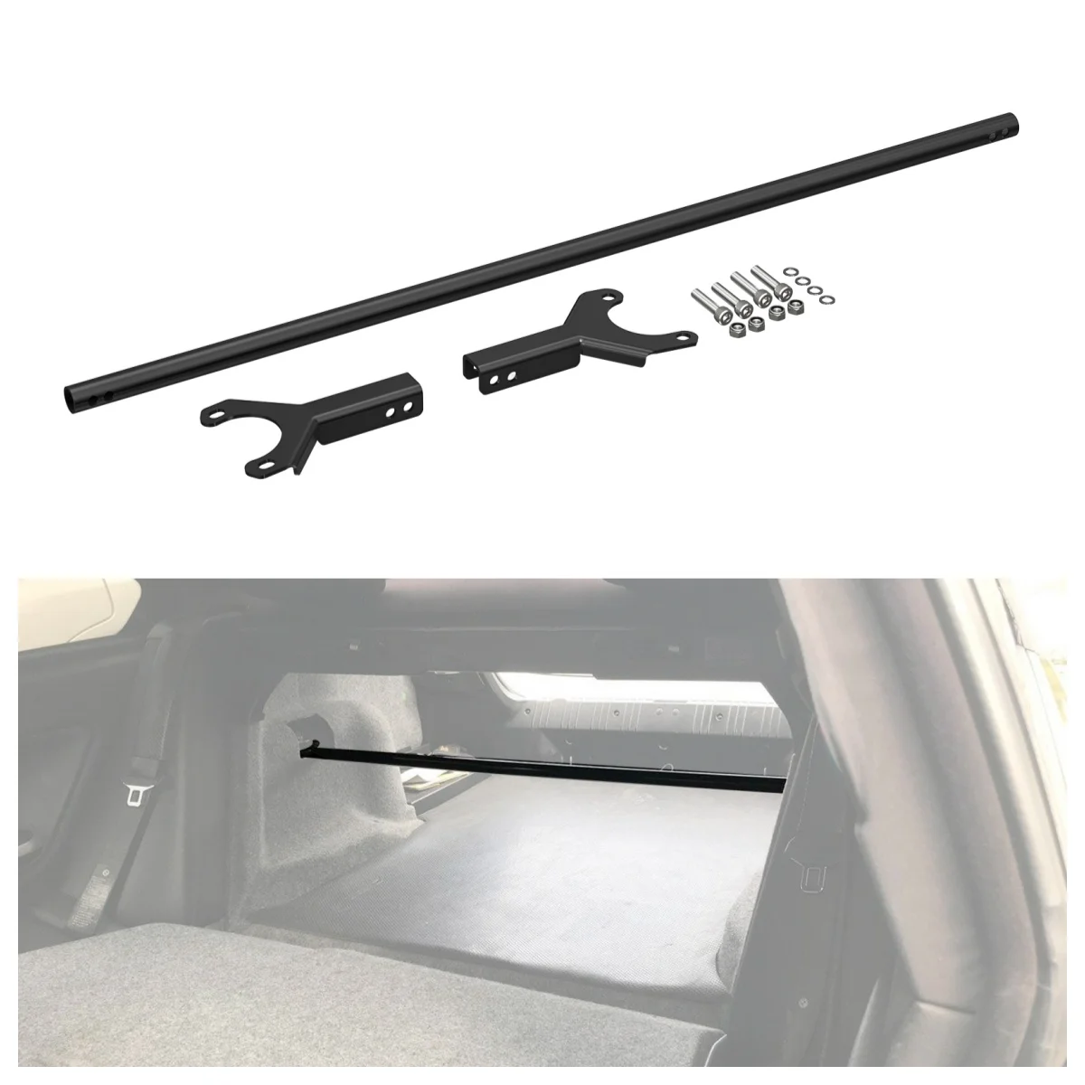BEVINSEE Rear Strut Brace Bar Set For BMW E46 323i 325i 328i 330i 1999-2006