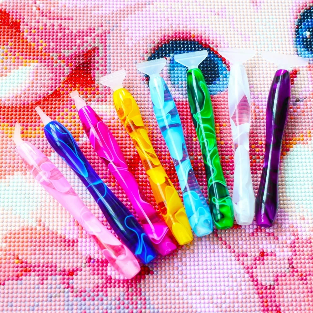 Diamond Painting Accessories Diamond Painting Pen Threaded Bits Accessories Embroidery Pen Diamond Painting Dot Drill Tool Multifunctional Metal Screw Thread Tips