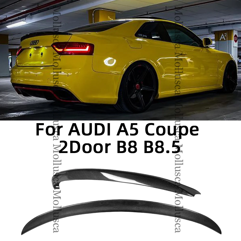 For AUDI A4 S4 B9 B9.5 Sedan PSM/S/M4/HK/S Style Carbon Fiber Rear Spoiler  Trunk Wing 2016-2023 - AliExpress