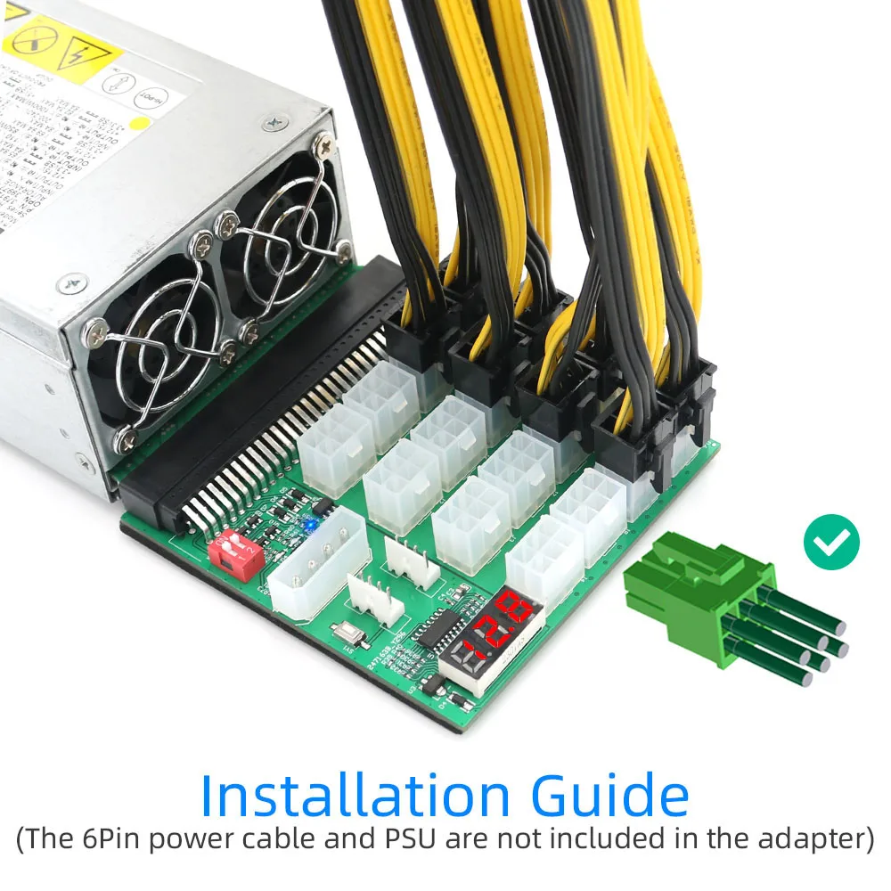 Alimentação Breakout Board, 16 Portas, PCIe 6