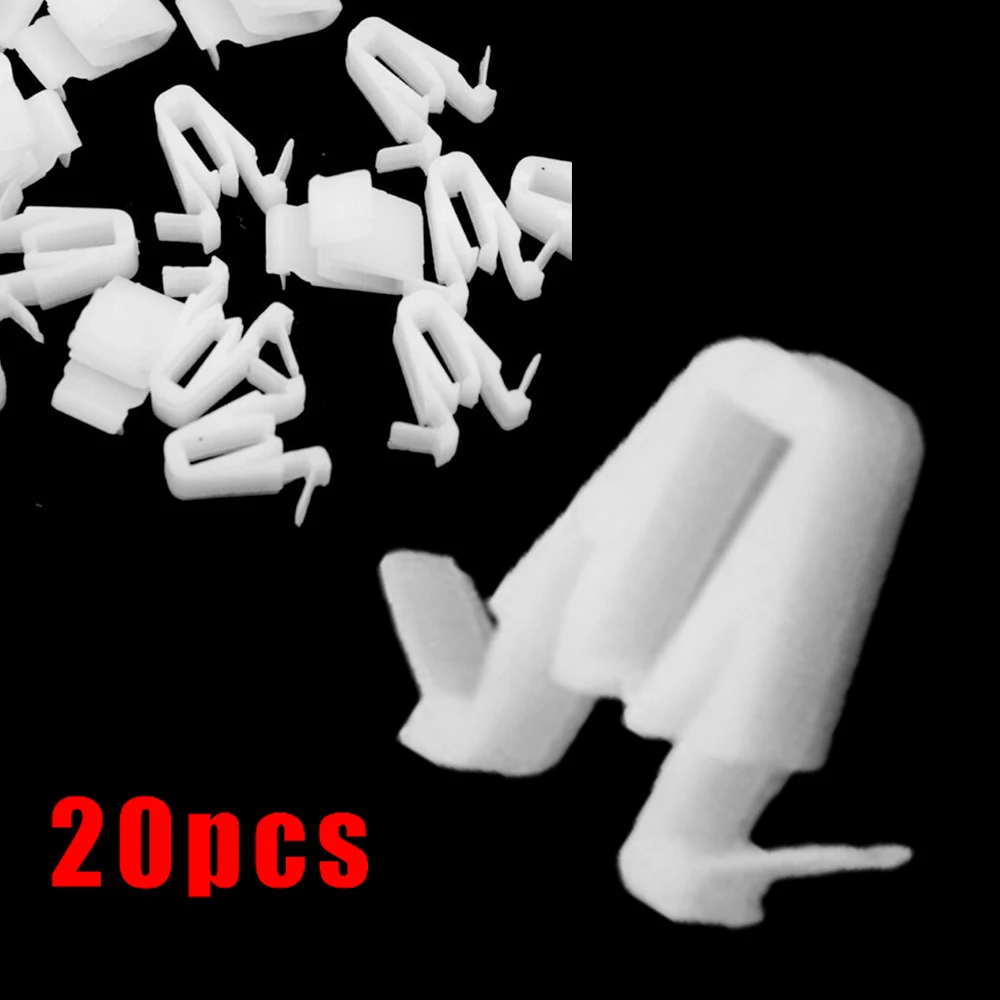 20pcs Clips For Toyota Tundra Door & Garnish Moulding #67771-58010 For Auveco A21369 For Tundra 2007-On Plastic New