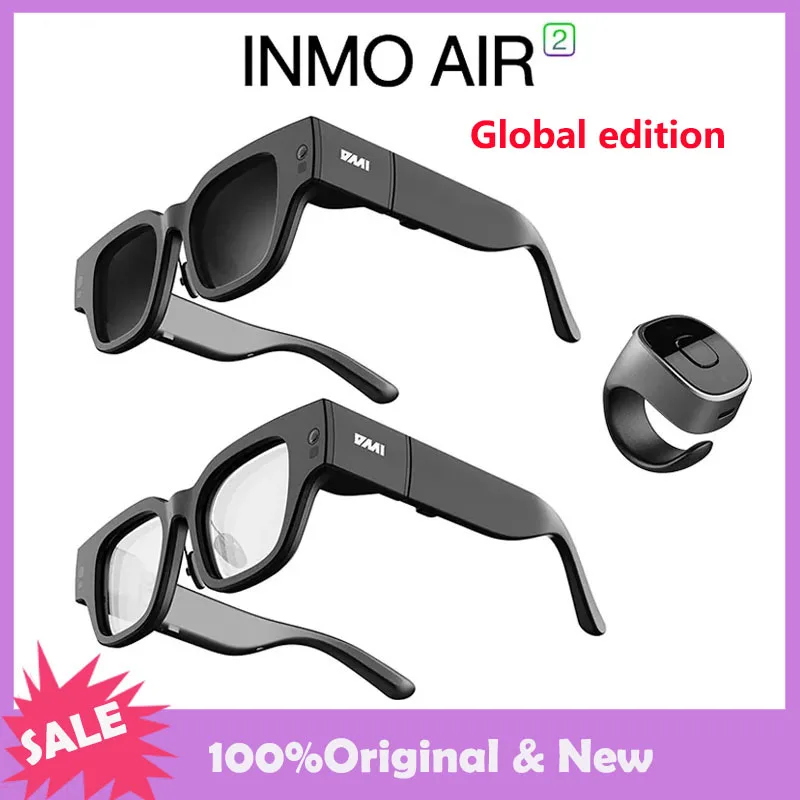 Inmo Air 2 Ar Smart Glasses Dual Screen Touch Translation Occhiali Proiezione Dello Schermo Wireless Dal Telefono Cellulare E Dal Computer