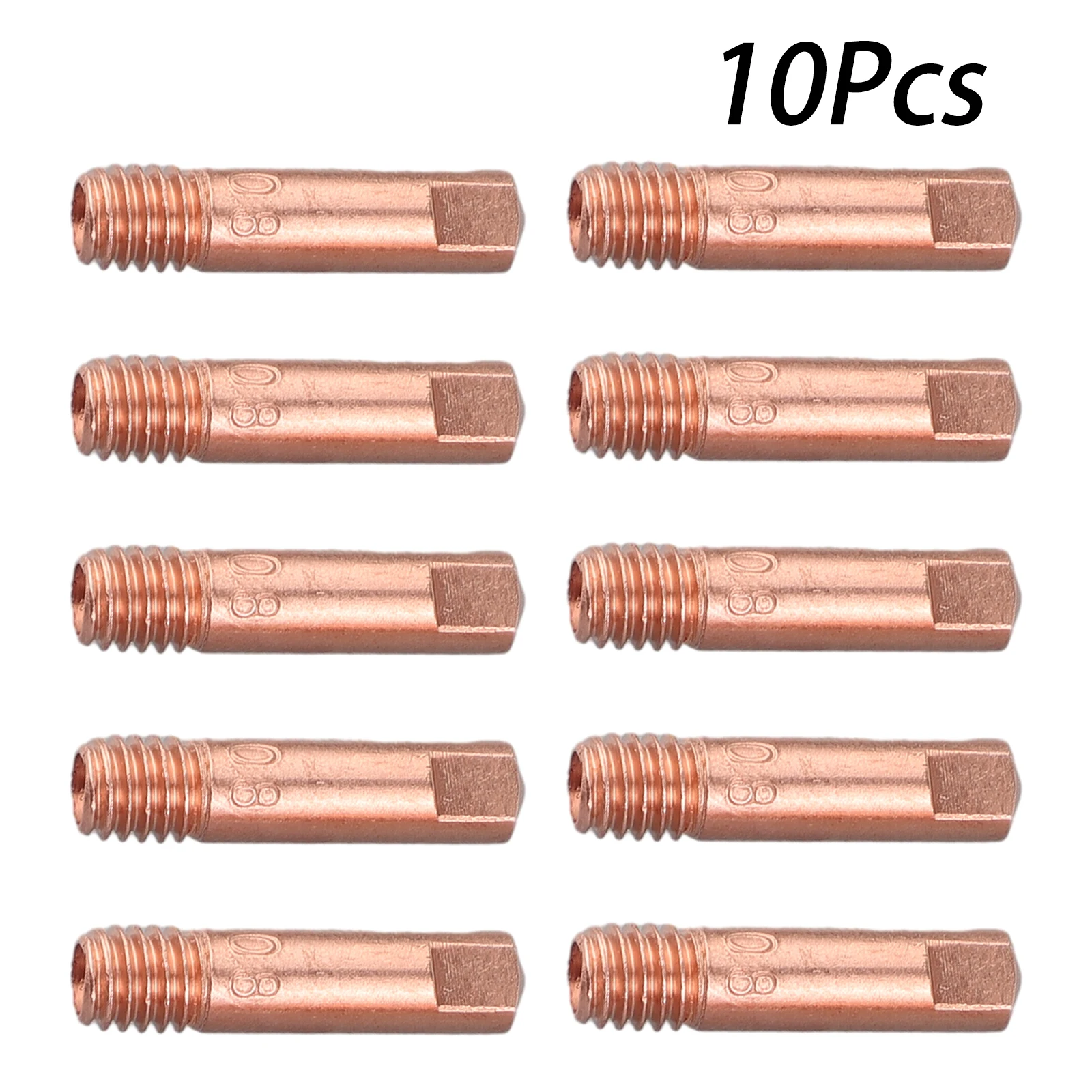 10Pcs Welding Torch Nozzle 0.8/1.0/1.2mm MB-15AK MIG/MAG M6 Welding Torch Tips Holder Gas Nozzle Soldering Accessories welding torch nozzle welding gun nozzle welding nozzle tips tig welding nozzle
