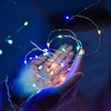Led Fairy Lights Copper Wire String 1/2/5/10M Holiday Outdoor Lamp Garland For Christmas Tree Wedding Party Decoration 2