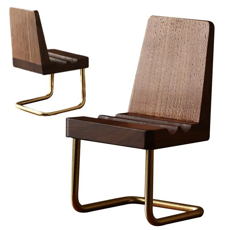 

Настольное кресло для телефона, держатель в виде симпатичного стула, регулируемая настольная подставка для телефона, забавное украшение для телефона