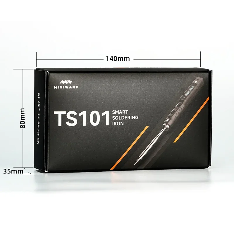 TS101 미니 스마트 납땜 인두 OLED 조정 가능한 9-90W 고전력 전기 수리 용접 인두 옵션 납땜 팁 교체