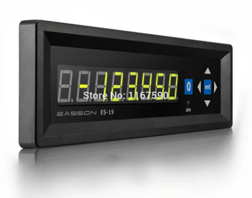 Easson 디지털 판독 ES-19, 단일 디스플레이, 1 축 판독 Dro 및 선형 체중계, 5 미크론 인코더