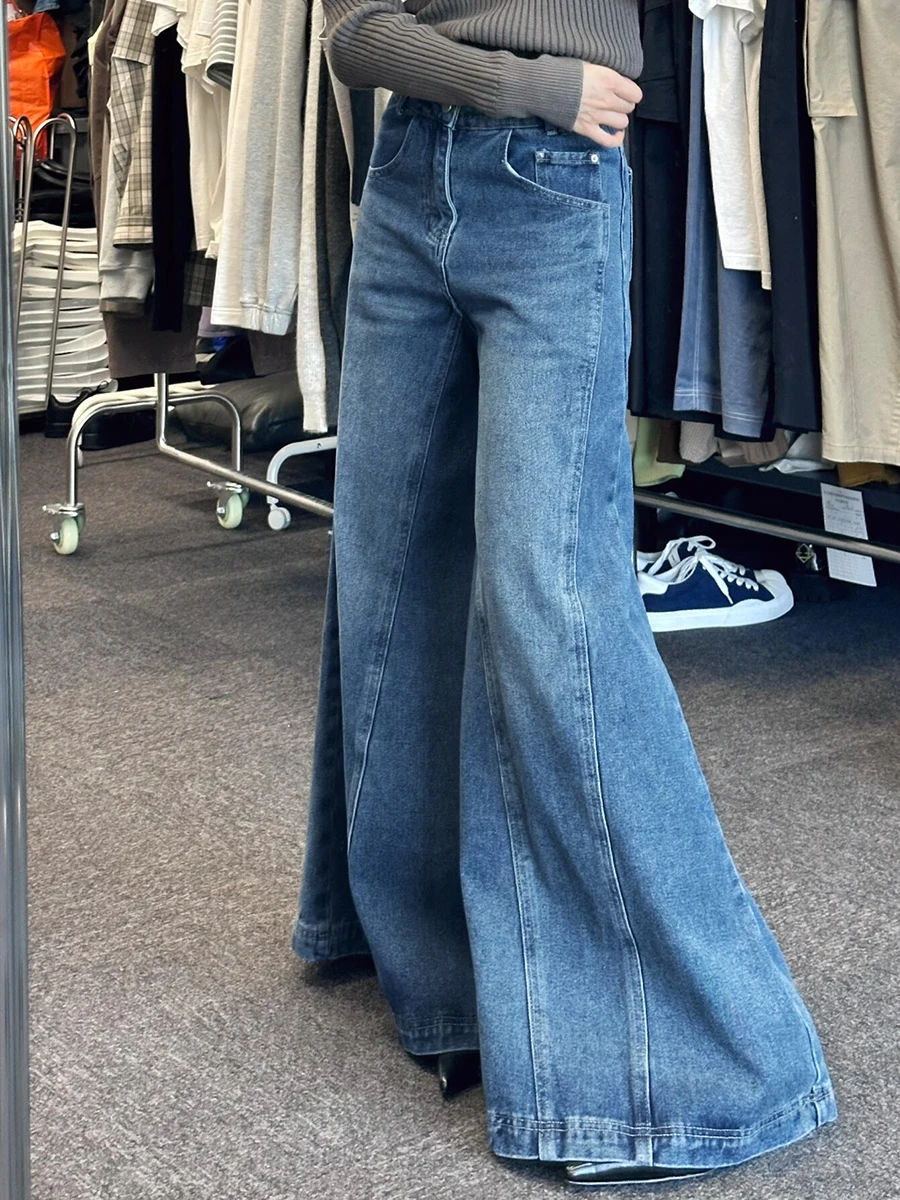 Bootcut Jeans Bell Bottom Pants Era REDDACHIC 90s Retro