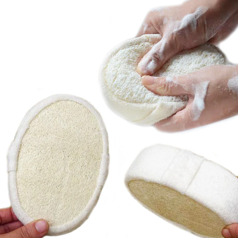 Natural Loofah Sponge Bath Ball Shower Rub Bath Shower Wash Body Pot Sponge Scrubber Durable Healthy Massage Brush Brush shower scrubber,exfoliating scrubber,exfoliating shower scrubber,bath sponge,shower sponge,bath sponge ball