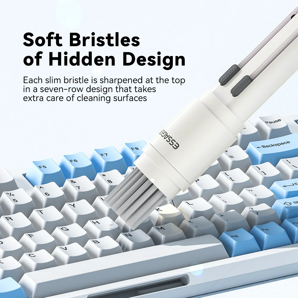 Essager 5-in-1 Cleaning Brush Bluetooth Earphones Cleaning Tool Cleaner Kit for Airpods Pro Earbuds Case Cleaner Kit Clean Brush