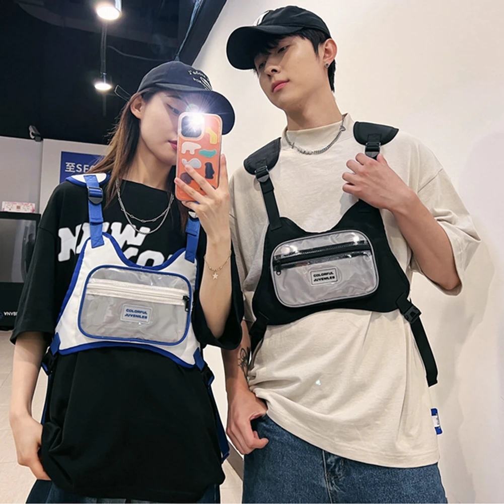 Men's Daily Streetwear Waterproof Mini Phone Crossbody Waist Chest