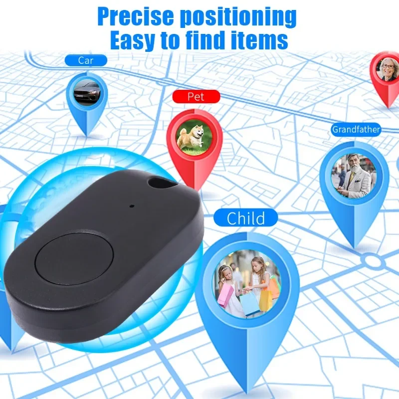 Portable GPS tracker Bluetooth Key Finder Locator for Dog Pet Wallet Keychain Luggage Alarm Reminder