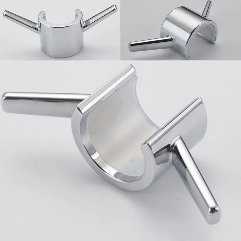 Showerhead Clamp Shower Nozzle Bracket Shower Rod Head Holder Lift Seat Small Hook Straight Buckle Double Hook
