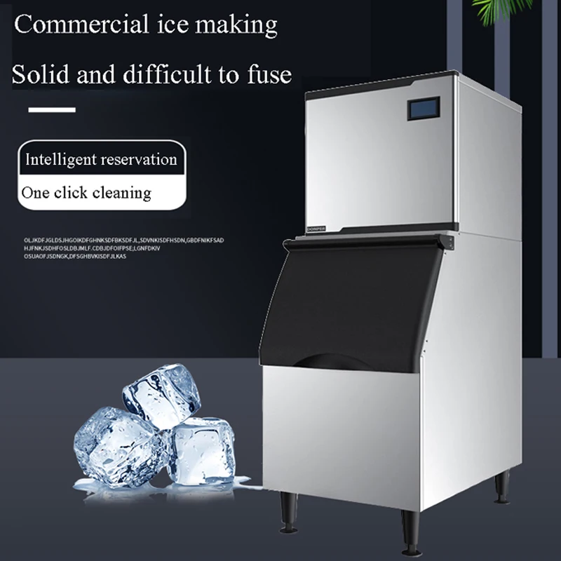 

PBOBP Large Ice Maker Self Cleaning,Ice Machine with 24 Hour Timer,Stainless Steel Ice Makers for School,Home