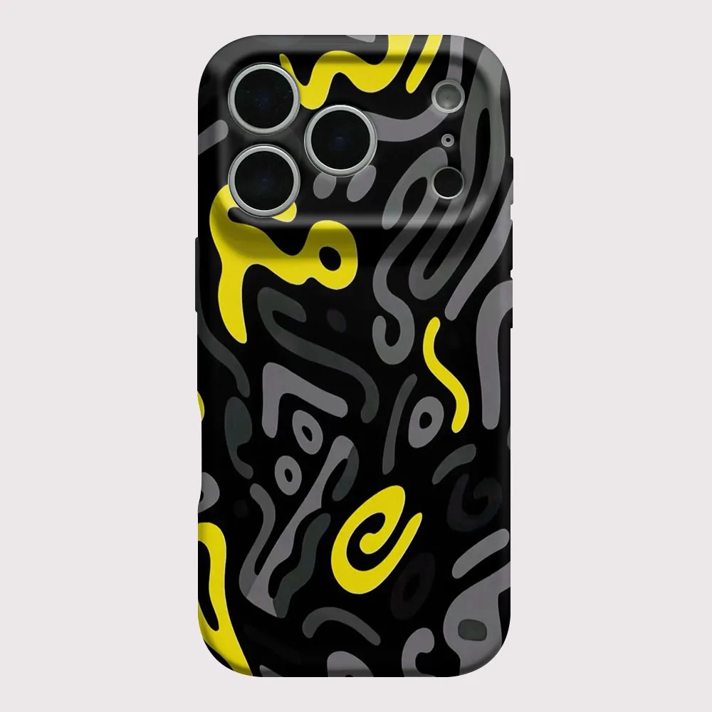 Abstract Graffiti Pattern Hard PC Back Cover Phone Case