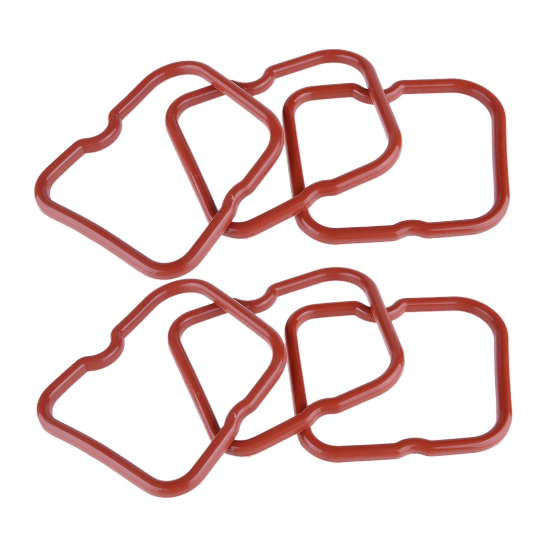 3910824 3902666 6pcs/set Valve Cover Gasket Fit for Dodge Cummins 1989-1992 1993 1994 1995 1996 1997 1998 12V 6B 6BT 5.9 Red