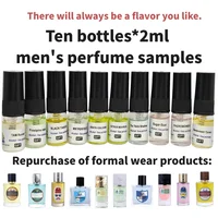 Woody-scented perfume sample with long-lasting fragrance, rich fragrance type, for men6 bottele 2ml man and women. Perfume 2ml