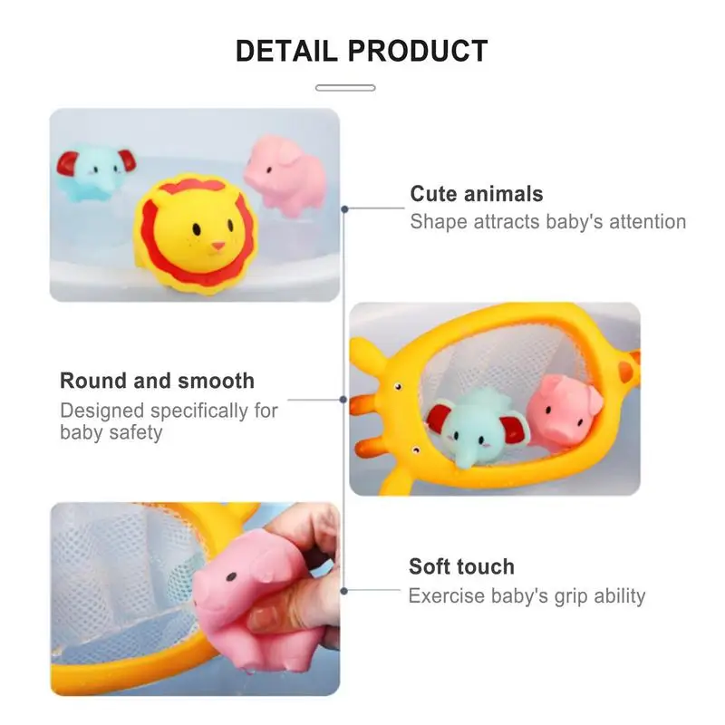 Kids Bath Fishing Toys Set With Shark/Giraffe Grabber Parent-child  Interactive Game Baby Play Water Bath Toys In Bathtub Pool - AliExpress