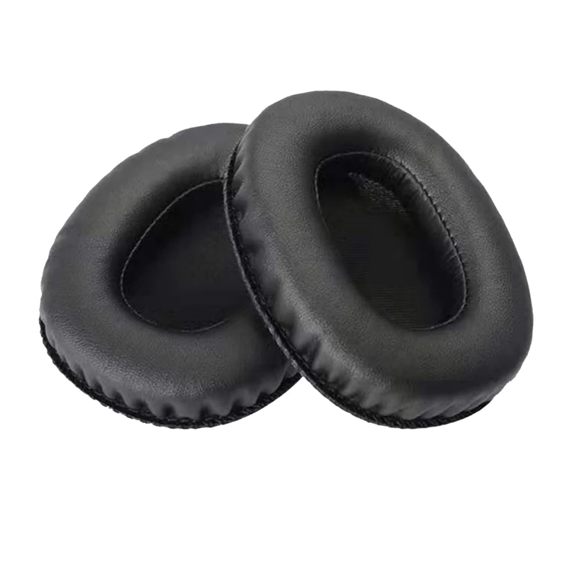 마샬 모니터 헤드폰용 고품질 이어 패드 쿠션 2 개, 교체 이어 패드 부드러운 가죽 폼 스폰지 커버 귀마개