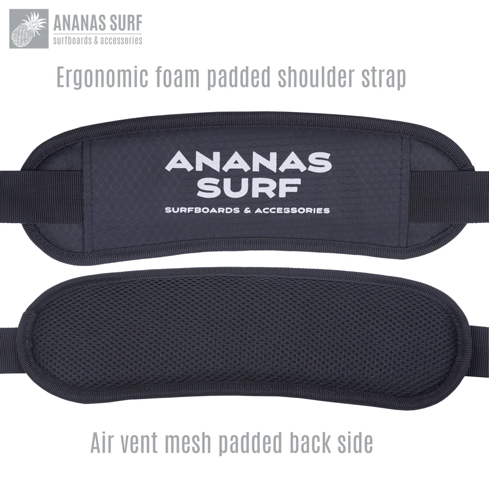 Ananas Surf Twintip Kiteboard Travel Bag Kitesurf Board Cover For 135, 145cm Wakeboard Wakesurf Protective Boardbag