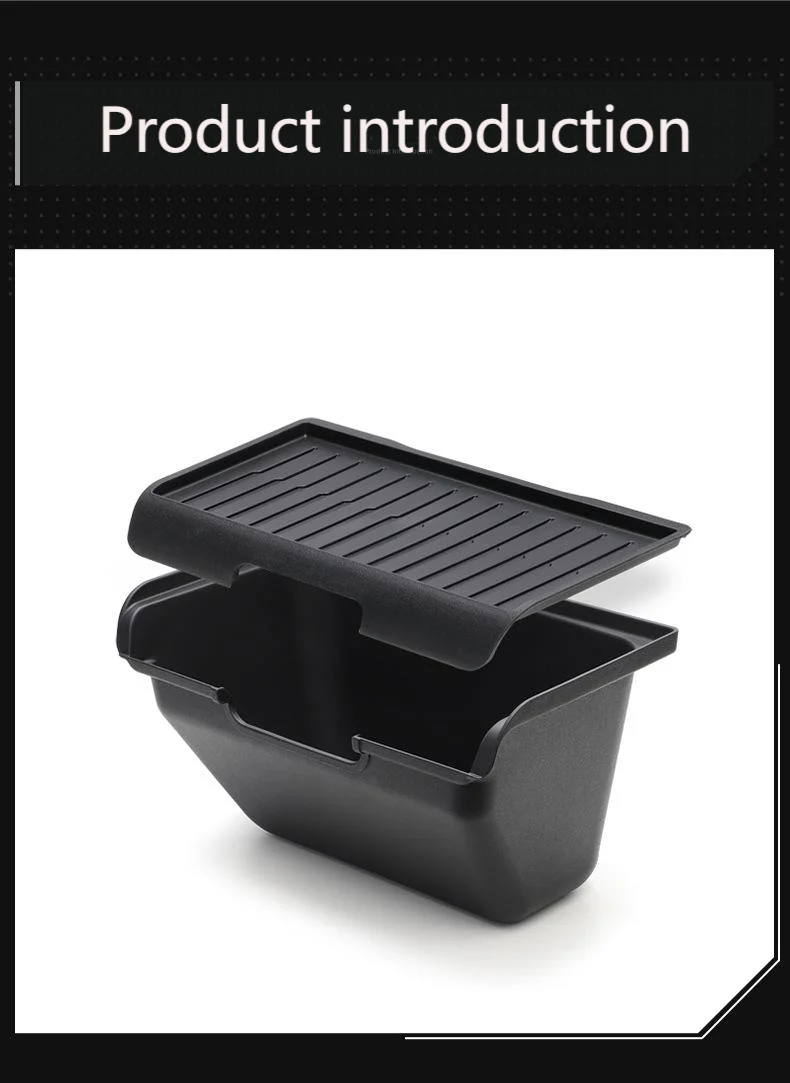 For Tesla New Model Y Juniper 2025 Under Seat Storage Box Rear Middle Storage Bi
