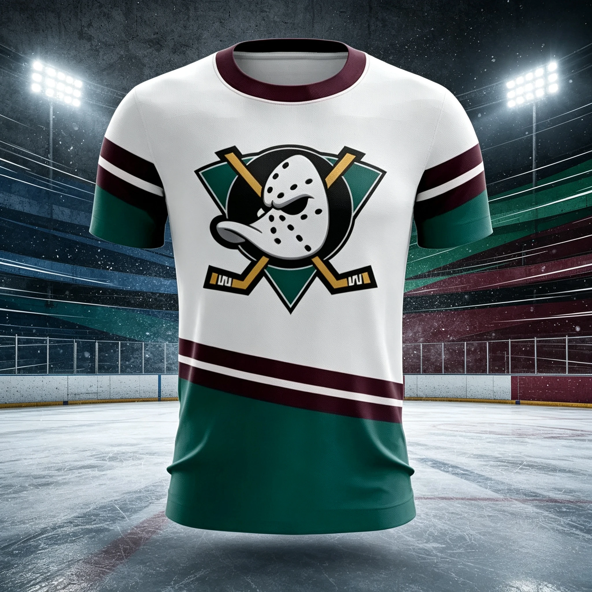 Herren Schnelltrocknendes 3D-Gedrucktes Hockey-Style Kurzarm-Sport-T-Shirt Amerikanisches Retro Atmungsaktives Multifunktionales Sport-Oberteil