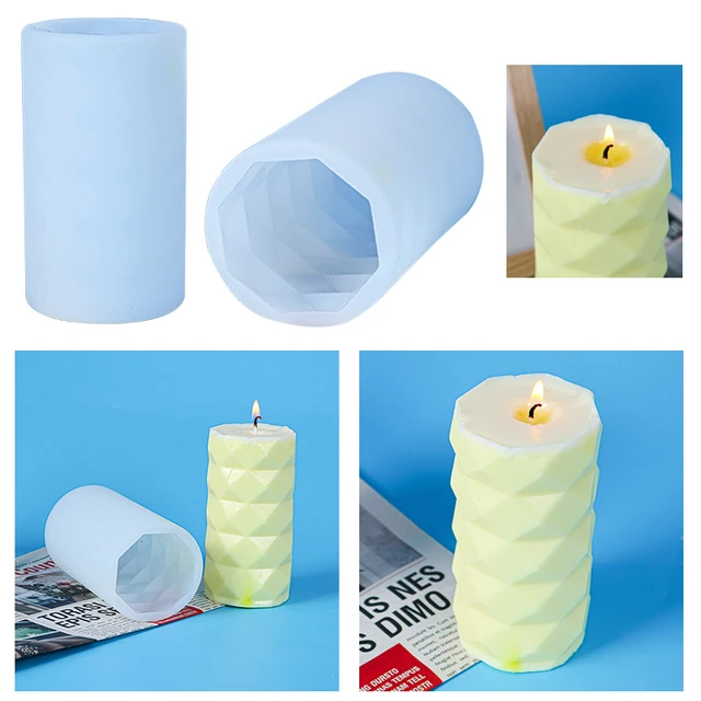 Silicone Molds Cylinder Candles  Silicone Molds Handmade Candles - Candle  Silicone - Aliexpress