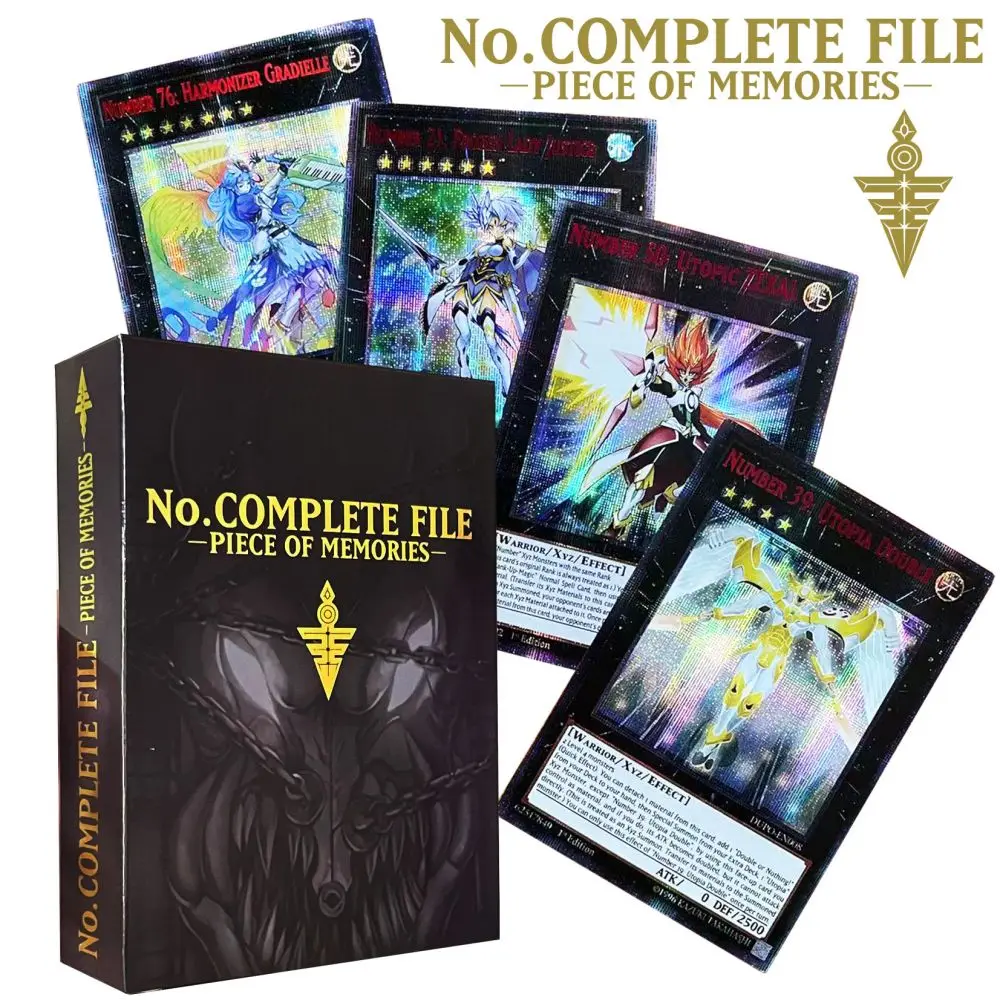 

145Pcs Yugioh English Cards NO.COMPLETE FILE Number Card Collection YU GI OH ZEXAL XYZ Super Quant Monster Trading Card Game Toy