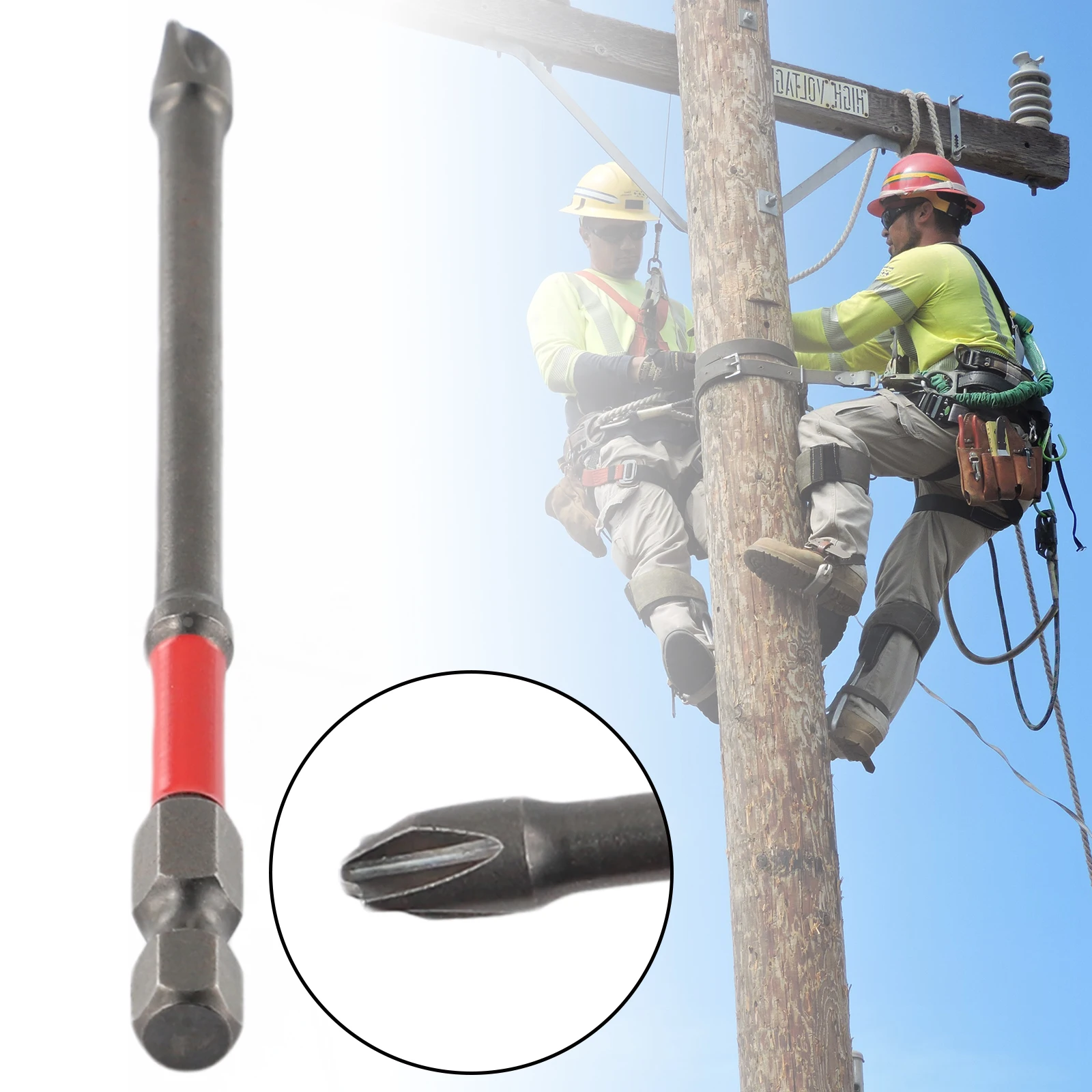 

1pc/2pcs Magnetic Special Slotted Cross Screwdriver Bit Electrician Repair Tools Hand Tools FPH2 For Electrician Work 65mm/110mm