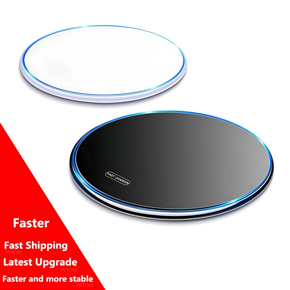 Caricabatterie Wireless Da 30W Per Iphone 14 13 12 11 Pro Max X 8 Samsung S21 S20 S9 Xiaomi Desk Phone Charging Dock Station A Induzione