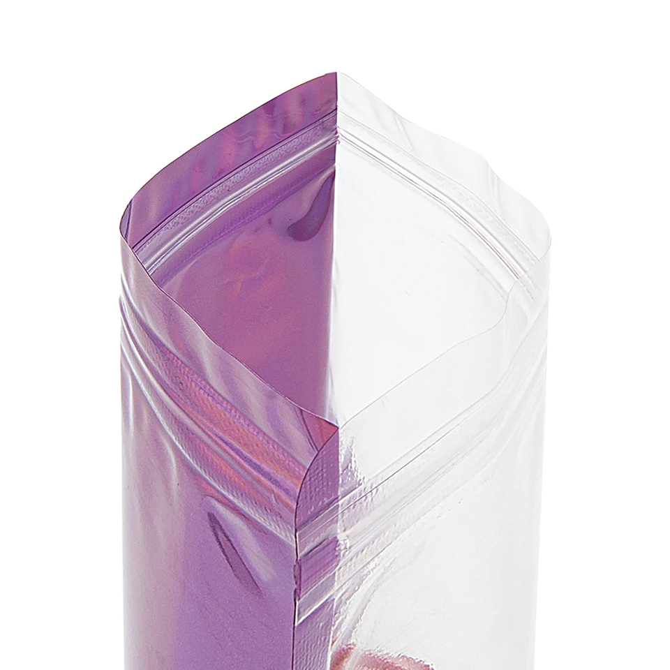 Smell Proof Holographic Ziplock Storage Bags