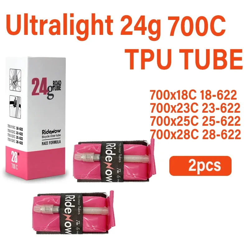 Ultralight TPU Inner Tube for Road and Gravel Bikes with French Valve