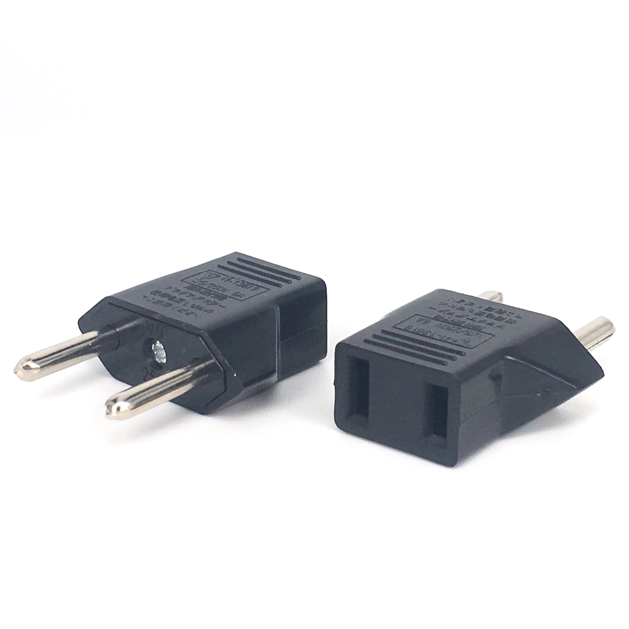 Universal US to EU Plug Adapter - Compact European Travel Power Converter