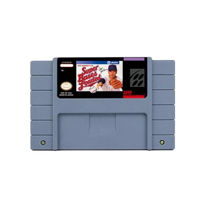 Super Bases Loaded Action Game Per Snes 16 Bit Retro Cart Regalo Per Bambini
